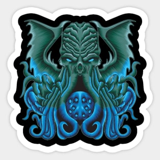 Cthulhu Illustration Art Sticker